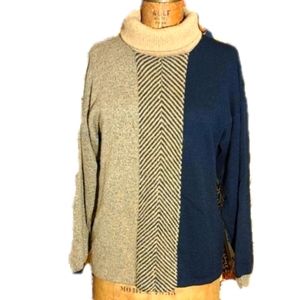 VTG wool blend sweater...   decent.  Mom Sweater.